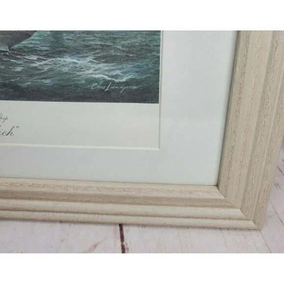 A Wilton Industries Charles Chas Lundgren Norwegian Sail Training Ship Painting